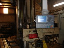 This is the before and after pics of the operator control pendant for the CNC retrofit. 