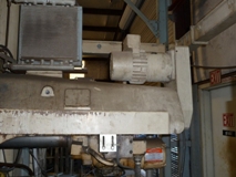 Before and after picture of the Z axis motor on the Devlieg 4B60 CNC retrofit.  