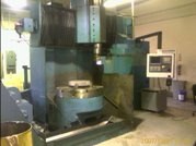 This machine tool had a controller that worked for about 1 month after it was purchased by the customer and then failed.  We installed a GE Fanuc 0i-TC system with a 75 hp Allen Bradley 1397 DC Drive.  This machine had not run in about 2 years when we got to it.  